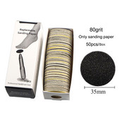 35 mm-es elektromos lábápoló eszközök Fémkorong cserélhető csiszolópapír pedikűr eszközhöz Kutikula bőrkeményedés eltávolító eszköz