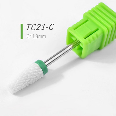Κεραμικά τρυπάνια μανικιούρ Nail Sander Cutter 2,35mm Nail Drill Bits Professional Demover Cuticle for Acrylic Gel Nails