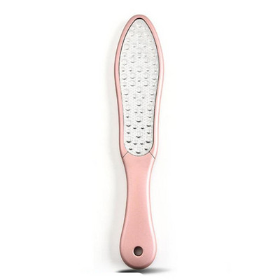 Új 1db rozsdamentes acél lábreszelő sarokreszelő a lábakhoz Pedikűr Rasp Remover Scrub Manikűr Köröm Szerszámok Dropshipping 40#410