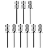 Τρυπάνια μαντρέλας για ταινίες λείανσης 9 τμχ Αντικατάσταση από κεφάλι σε καρφιά 3/32" Σετ φρέζας για μανικιούρ