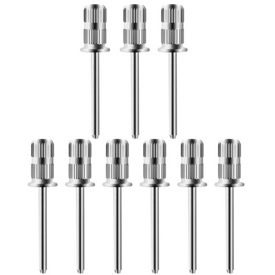 Τρυπάνια μαντρέλας για ταινίες λείανσης 9 τμχ Αντικατάσταση από κεφάλι σε καρφιά 3/32" Σετ φρέζας για μανικιούρ