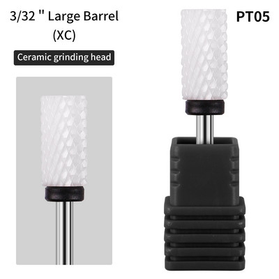 1 ΤΕΜ Κεραμικό τρυπάνι μανικιούρ για νύχια 3/32" Φρέζα Αξεσουάρ εργαλείων νυχιών με αντοχή σε χαμηλή θερμοκρασία