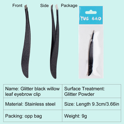 Profesionalne pincete za obrve Zlatne stezaljke za trepavice od nehrđajućeg čelika Šarene pincete za uklanjanje dlačica Metalni alati za šminkanje