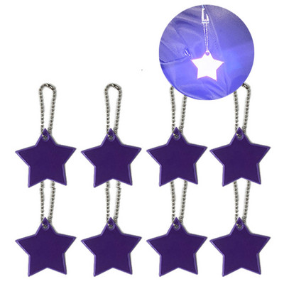 8db Gyermekbiztonsági Reflektorok Kulcstartók Stars Gear Hátizsákok Babakocsik Dzsekik Safe Star Gear Fényvisszaverő Medál Kulcstartó táska