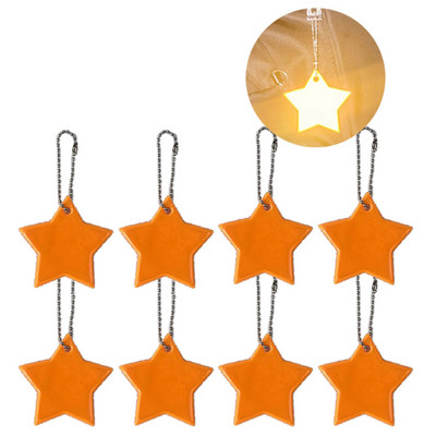 8db Gyermekbiztonsági Reflektorok Kulcstartók Stars Gear Hátizsákok Babakocsik Dzsekik Safe Star Gear Fényvisszaverő Medál Kulcstartó táska
