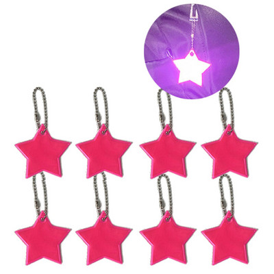 8db Gyermekbiztonsági Reflektorok Kulcstartók Stars Gear Hátizsákok Babakocsik Dzsekik Safe Star Gear Fényvisszaverő Medál Kulcstartó táska