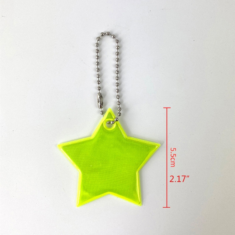 8db Gyermekbiztonsági Reflektorok Kulcstartók Stars Gear Hátizsákok Babakocsik Dzsekik Safe Star Gear Fényvisszaverő Medál Kulcstartó táska