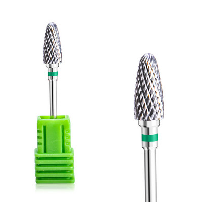 Τρυπάνια νυχιών βολφραμίου Τρυπάνια νυχιών 3/32 ιντσών για ακρυλικά νύχια μανικιούρ πεντικιούρ Shapen Remove Tools, Home Salon Use