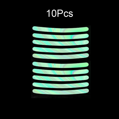 Autocolant pentru butuc de roată de mașină Bandă cu dungi reflectorizante înalte pentru mașină, motocicletă, bicicletă, conducere de noapte, autocolante universale luminoase de siguranță