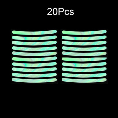 Autocolant pentru butuc de roată de mașină Bandă cu dungi reflectorizante înalte pentru mașină, motocicletă, bicicletă, conducere de noapte, autocolante universale luminoase de siguranță