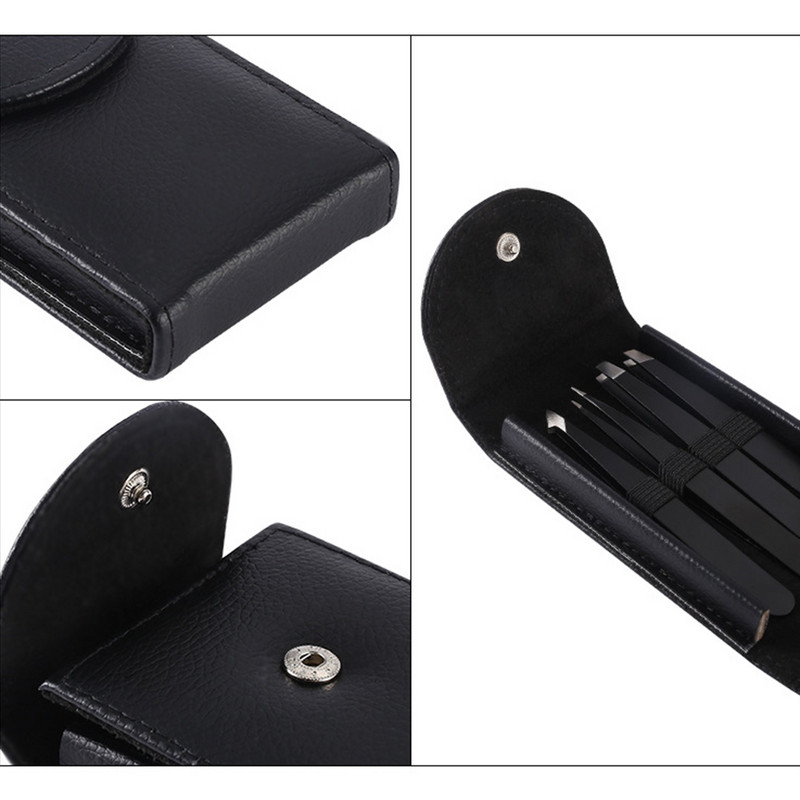 Kulmude pintsetid karvaeemalduspintsetid roostevabast terasest ots koos hoiukotiga Ripsmepikendusklambriga meigi ilutööriistade komplektid