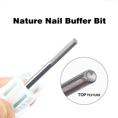 Nature Nail Buffer Bit 3XF küünepuur küünenaha jaoks Eemaldage küünte kunsti disaini maniküür Professionaalseks kasutamiseks kodus ja salongis