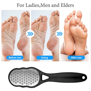 1 τεμ. Φορητά εργαλεία περιποίησης ποδιών για καθαρισμό νεκρού δέρματος, 1 τεμ. Επαγγελματική ξύστρα ποδιών