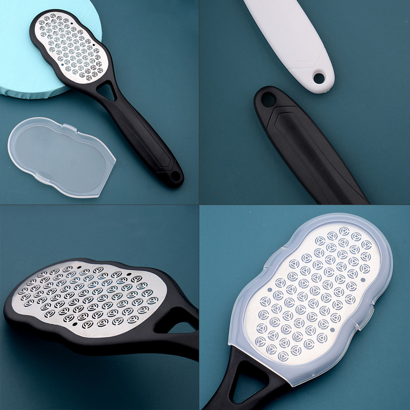 1 vnt. nuospaudų šalinimo priemonė pedikiūro dildė Profesionalus pėdų grandiklis 304 nerūdijančio plieno kulnas negyvos odos valymo nešiojamieji pėdų priežiūros įrankiai