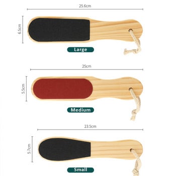 Дръжка от пемза Двустранна дъска за крака Пила Мъртва кожа Мазоли Мелница за крака Инструмент за педикюр Триене на кожата на краката Дъска за крака