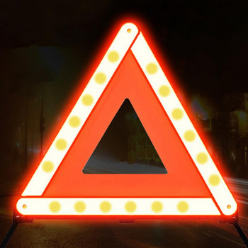 Πτυσσόμενο για στάθμευση Προειδοποιητική πινακίδα ABS Στιβαρό τρίγωνο ανακλαστήρας έκτακτης ανάγκης Προειδοποίηση αυτοκινήτου για στάθμευση