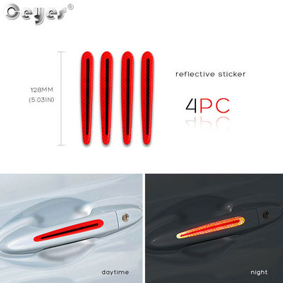 3D automobilska reflektirajuća naljepnica Traka Reflektor Ogledalo Blatobran Traka upozorenja Branik Ručka vrata Naljepnice zdjele Vanjski dodaci automobila