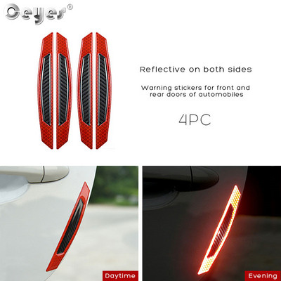 3D automobilska reflektirajuća naljepnica Traka Reflektor Ogledalo Blatobran Traka upozorenja Branik Ručka vrata Naljepnice zdjele Vanjski dodaci automobila