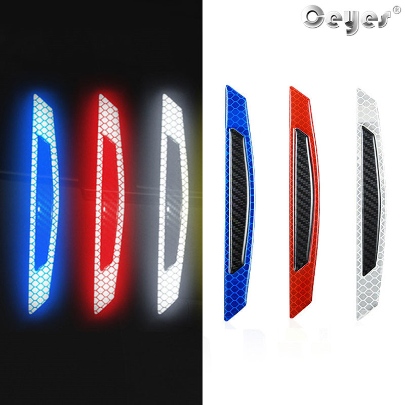 3D automobilska reflektirajuća naljepnica Traka Reflektor Ogledalo Blatobran Traka upozorenja Branik Ručka vrata Naljepnice zdjele Vanjski dodaci automobila