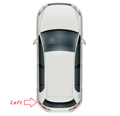 Hátsó lökhárító fényvisszaverő lámpa bal/jobb Volkswagen VW Golf 6 Golf 7 Golf 7.5 2010-2019 típushoz