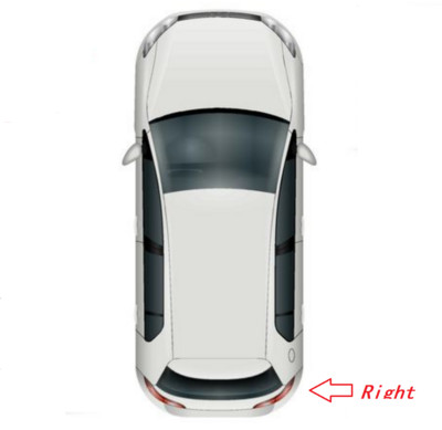Hátsó lökhárító fényvisszaverő lámpa bal/jobb Volkswagen VW Golf 6 Golf 7 Golf 7.5 2010-2019 típushoz