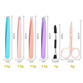 Siyady Επαγγελματικό Σετ τσιμπιδάκι φρυδιών από ανοξείδωτο ατσάλι Εξαιρετικό σετ λαβίδων ακριβείας για αποτρίχωση φρυδιών/προσώπου