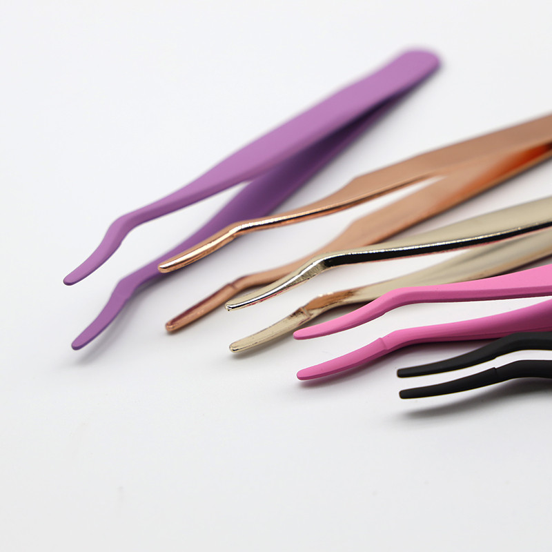 Τσιμπιδάκια για ψεύτικες βλεφαρίδες Εφαρμογή για ψεύτικες βλεφαρίδες Επέκταση βλεφαρίδων ψαλιδάκι τσιμπιδάκι βοηθητικό σφιγκτήρα μακιγιάζ Εργαλεία λαβίδας