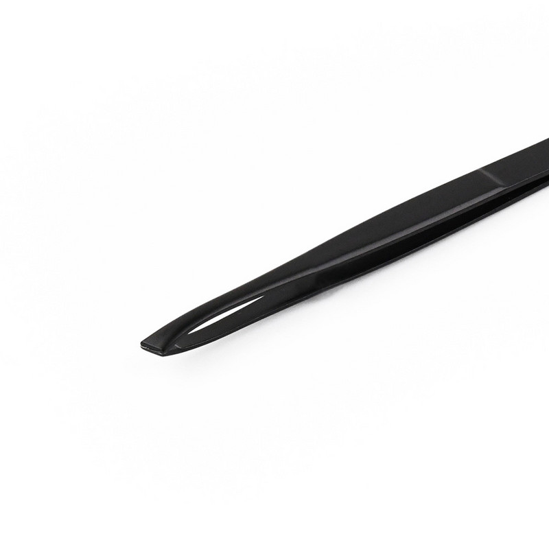 LIZY από ανοξείδωτο ατσάλι μαύρο κλιπ φρυδιών με κλίση στόματος κλιπ φρυδιών εργαλείο κοπής βλεφαρίδων τσιμπιδάκια χονδρική