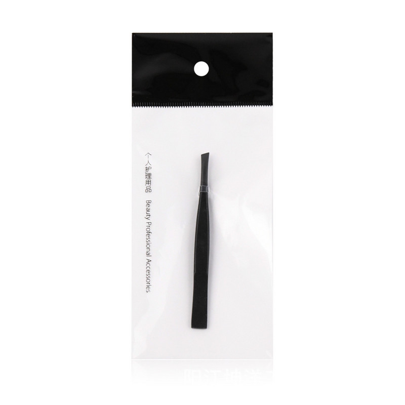 LIZY από ανοξείδωτο ατσάλι μαύρο κλιπ φρυδιών με κλίση στόματος κλιπ φρυδιών εργαλείο κοπής βλεφαρίδων τσιμπιδάκια χονδρική