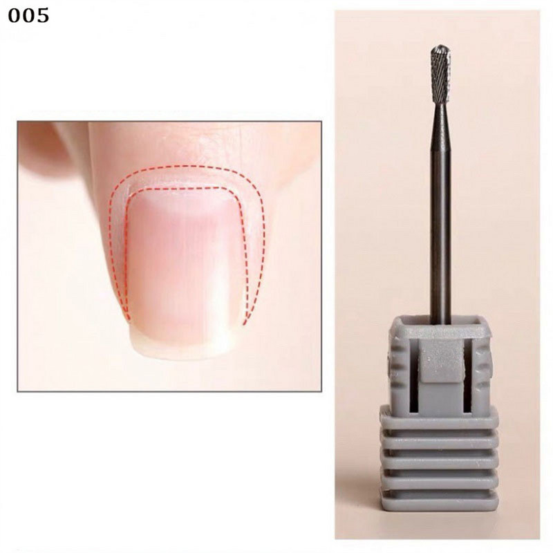 Aukščiausios kokybės 3/32 colių odelių valymas nagų karbido antgalis nagų salonui po nagų valikliu, gelio šalinimas nagams paruošti, glotnus, švelnus