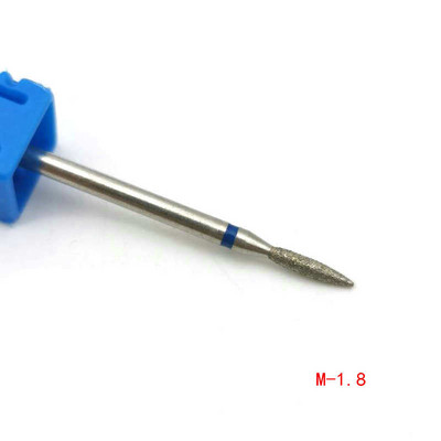 Διαμαντένια τρυπάνια νυχιών 3/32" Φροντίδα για ακρυλικό τζελ για νύχια για ξηρό μανικιούρ Εργαλεία αφαίρεσης σχήματος πεντικιούρ