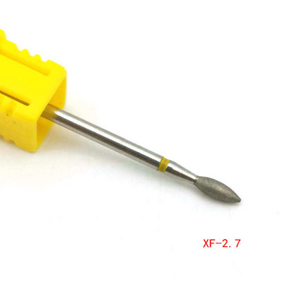 Διαμαντένια τρυπάνια νυχιών 3/32" Φροντίδα για ακρυλικό τζελ για νύχια για ξηρό μανικιούρ Εργαλεία αφαίρεσης σχήματος πεντικιούρ