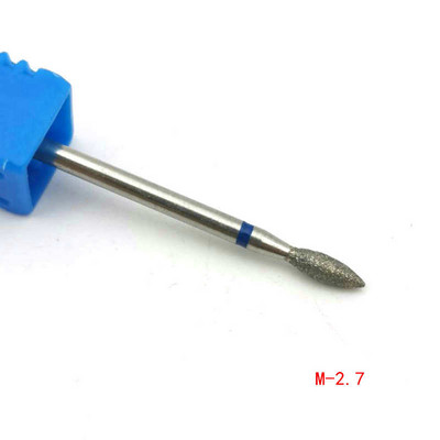 Διαμαντένια τρυπάνια νυχιών 3/32" Φροντίδα για ακρυλικό τζελ για νύχια για ξηρό μανικιούρ Εργαλεία αφαίρεσης σχήματος πεντικιούρ