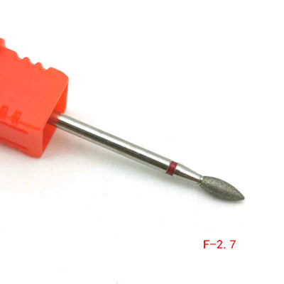 Διαμαντένια τρυπάνια νυχιών 3/32" Φροντίδα για ακρυλικό τζελ για νύχια για ξηρό μανικιούρ Εργαλεία αφαίρεσης σχήματος πεντικιούρ