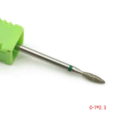 Διαμαντένια τρυπάνια νυχιών 3/32" Φροντίδα για ακρυλικό τζελ για νύχια για ξηρό μανικιούρ Εργαλεία αφαίρεσης σχήματος πεντικιούρ