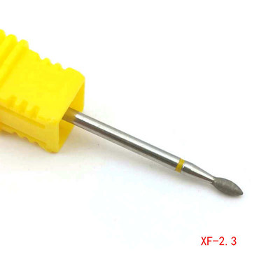 Διαμαντένια τρυπάνια νυχιών 3/32" Φροντίδα για ακρυλικό τζελ για νύχια για ξηρό μανικιούρ Εργαλεία αφαίρεσης σχήματος πεντικιούρ