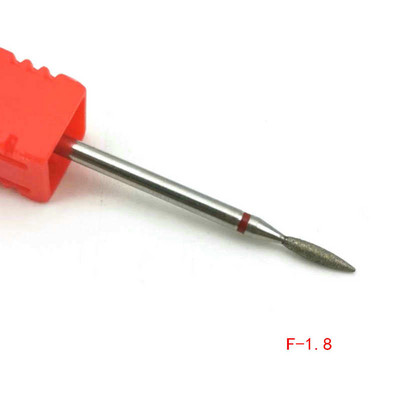 Διαμαντένια τρυπάνια νυχιών 3/32" Φροντίδα για ακρυλικό τζελ για νύχια για ξηρό μανικιούρ Εργαλεία αφαίρεσης σχήματος πεντικιούρ