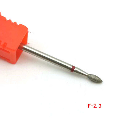 Διαμαντένια τρυπάνια νυχιών 3/32" Φροντίδα για ακρυλικό τζελ για νύχια για ξηρό μανικιούρ Εργαλεία αφαίρεσης σχήματος πεντικιούρ