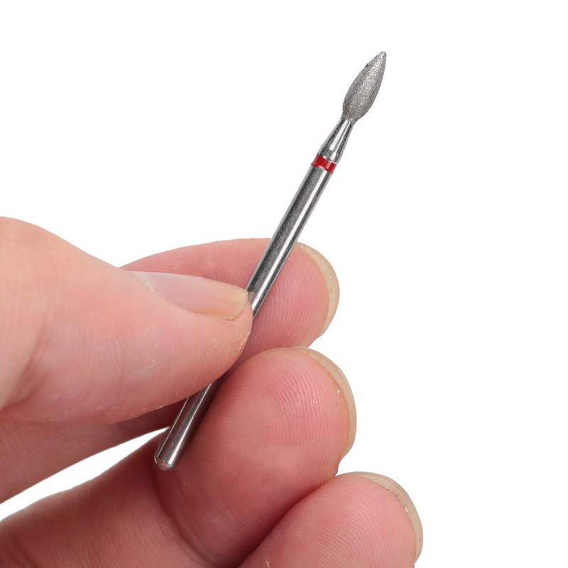 Διαμαντένια τρυπάνια νυχιών 3/32" Φροντίδα για ακρυλικό τζελ για νύχια για ξηρό μανικιούρ Εργαλεία αφαίρεσης σχήματος πεντικιούρ
