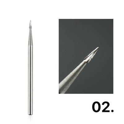 Επαγγελματικός κόφτης νυχιών 3/32" καθαρό καρβίδιο νυχιών κάτω από το καθαριστικό νυχιών για αφαίρεση βερνικιού gel