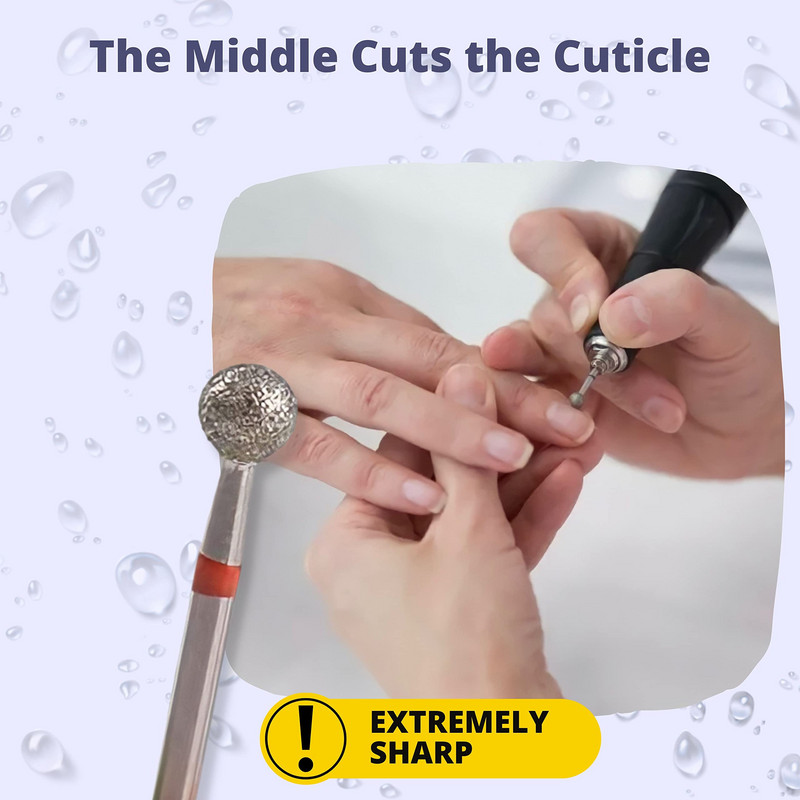 Διαμαντένια τρυπάνια επιδερμίδας σετ 3 τεμ.