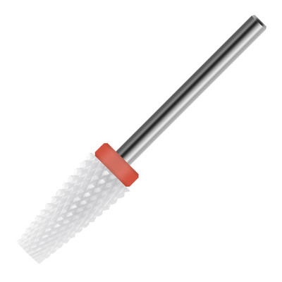 Τρυπάνια νυχιών 3/32" Κεραμικό κωνικό φρέζα 2,35mm Στέλεχος για μανικιούρ πεντικιούρ Efile Αξεσουάρ Επίπεδη κορυφή απότομη κοπή