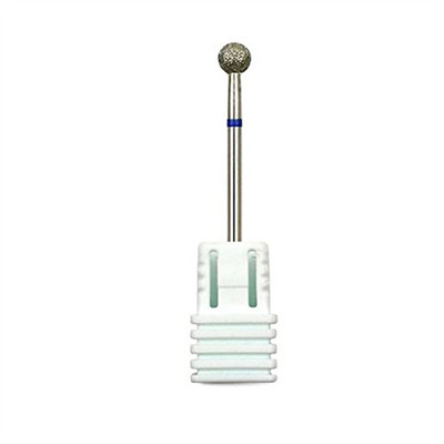 5,0 mm-es nagy gömb alakú körömfúró gyémánt biztonsági kutikula tiszta közepesen finom szemcsés maró köröm művészi kiegészítők