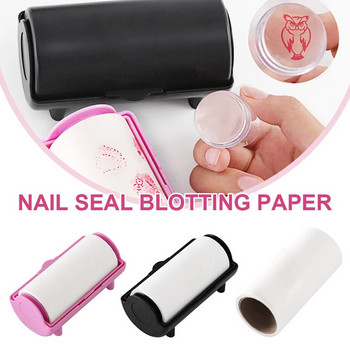 60 τεμ/ρολό Εύκολο στη χρήση Μακιγιάζ Γυναικείο Καθαρισμός Αφαιρέστε Εργαλεία καθαρισμού εκτύπωσης Καθαριστικό χαρτί για στάμπα νυχιών