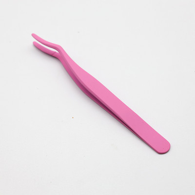 Ανοξείδωτο τσιμπιδάκι βλεφαρίδων Professional for Lashes Extension Gold Decor Αντιστατικό τσιμπιδάκι φρυδιών Επέκταση βλεφαρίδων