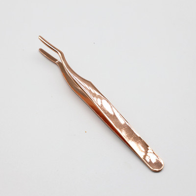 Ανοξείδωτο τσιμπιδάκι βλεφαρίδων Professional for Lashes Extension Gold Decor Αντιστατικό τσιμπιδάκι φρυδιών Επέκταση βλεφαρίδων