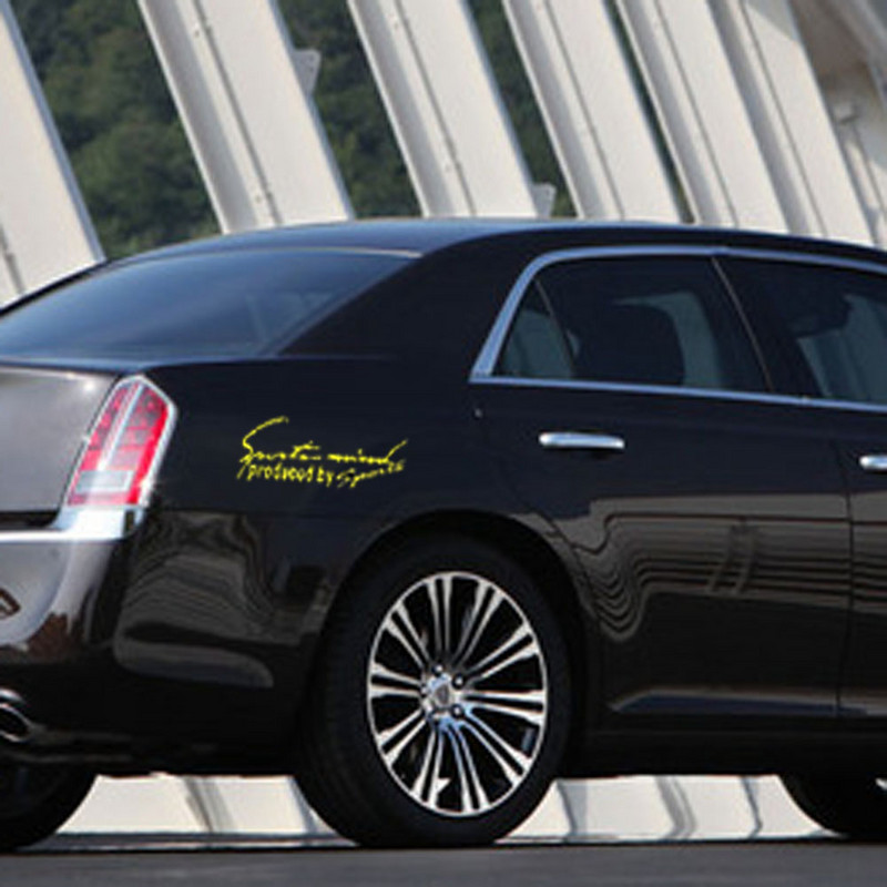 Sport Mind Decal Poklopac motora trkaćih automobila Karoserija Bočni prozor Reflektirajuća vinilna obloga Grafička naljepnica Dodaci za automobil Vanjski dio Univerzalno