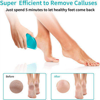 Foot File Nano Glass Hard Skin Callus Remover Foot Rasp Scraper Salon Home Εργαλείο πεντικιούρ για υγρά και στεγνά σκασμένα πόδια Beauty Care