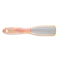 Foot Rasp File Rozsdamentes acél Kétoldalas pedikűr lábápoló Scrubber Cuticle Skin Callus Professial Dead láb bőrápoló Légy