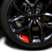 6 kom. Reflektirajuće Vinilne naljepnice za naplatke kotača automobila Hash Mark Stripe Naljepnice za glavčine trkaćih kotača za veličinu 18" - 21" ukrasne naljepnice